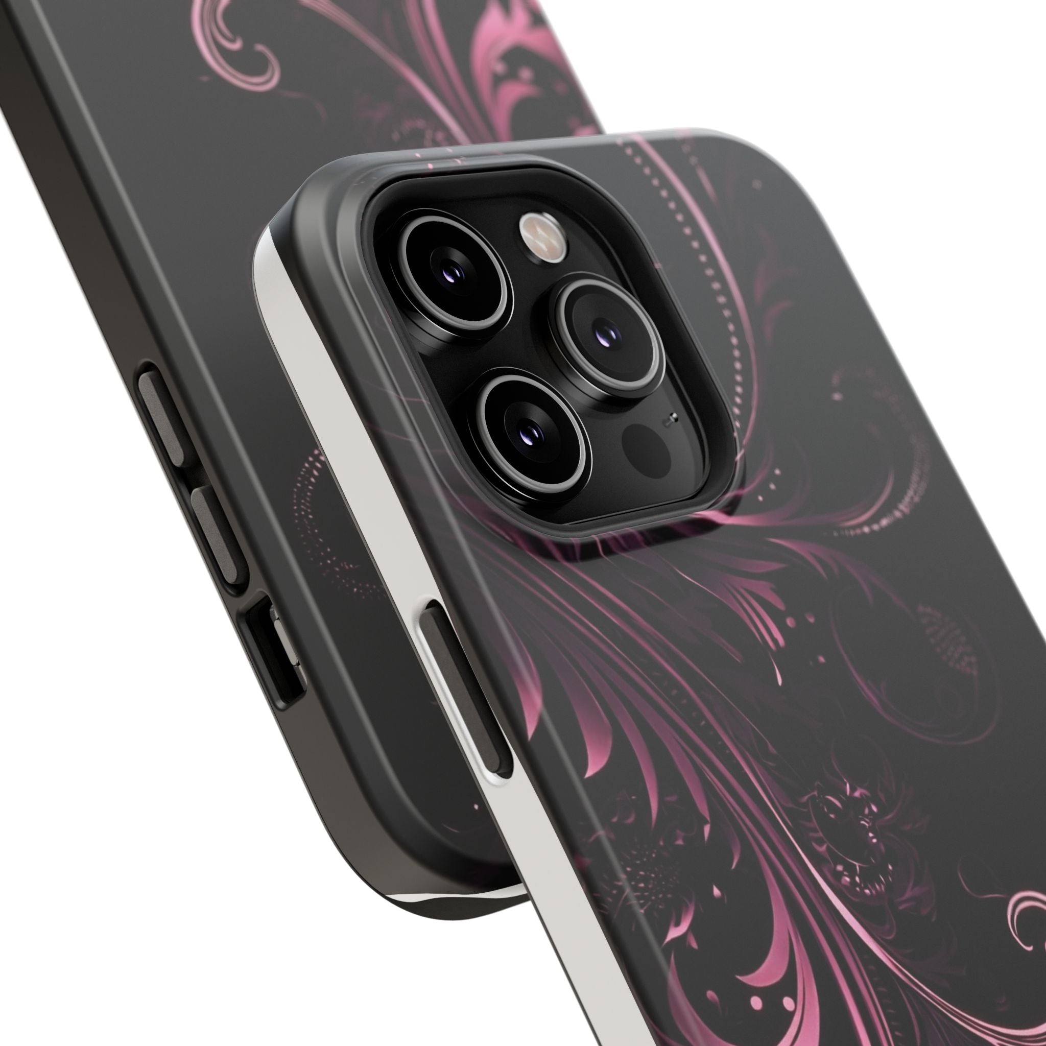 Y2K pink spiral Impact-Resistant Phone Case