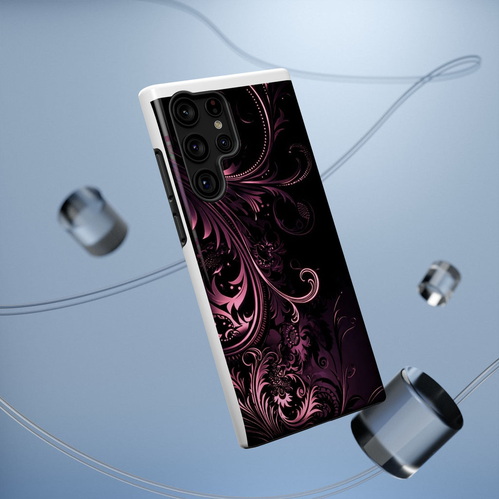 Y2K pink spiral Impact-Resistant Phone Case