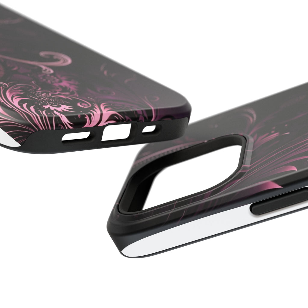 Y2K pink spiral Impact-Resistant Phone Case