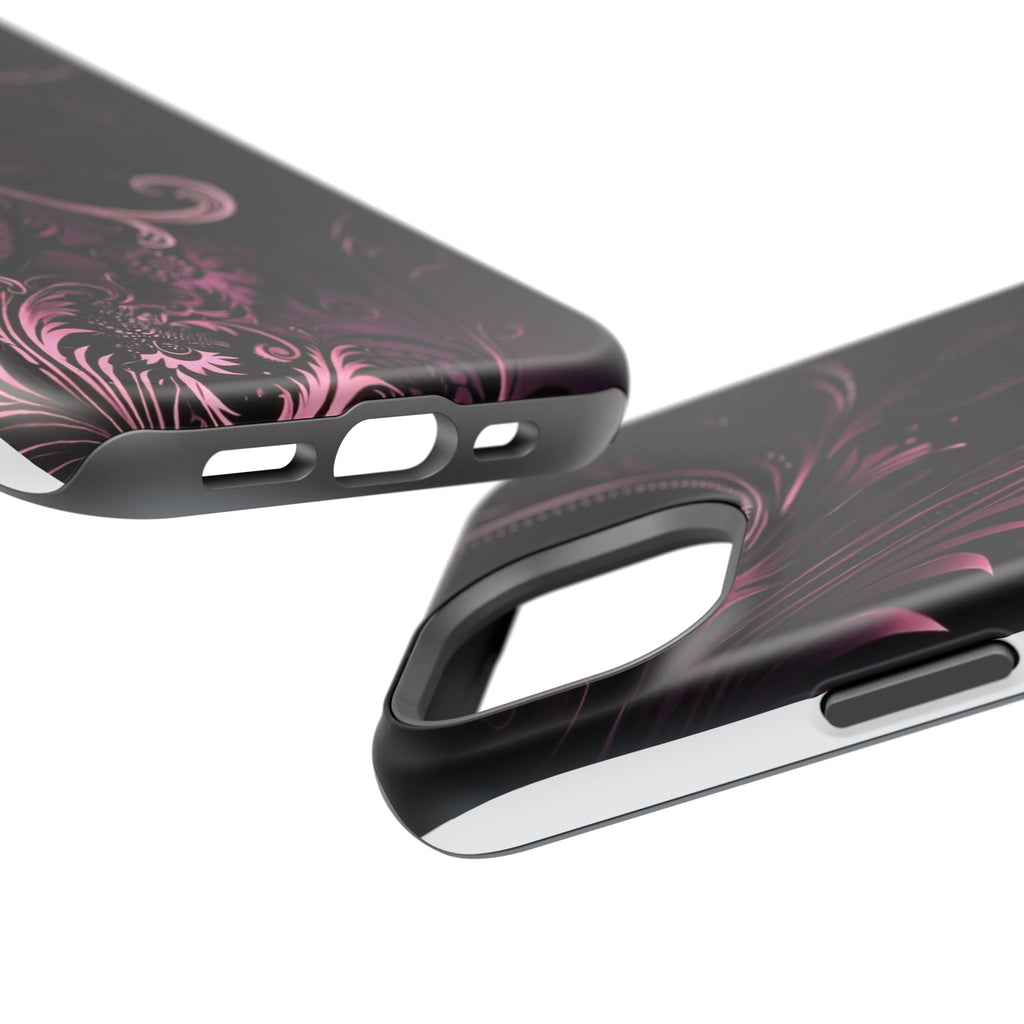 Y2K pink spiral Impact-Resistant Phone Case