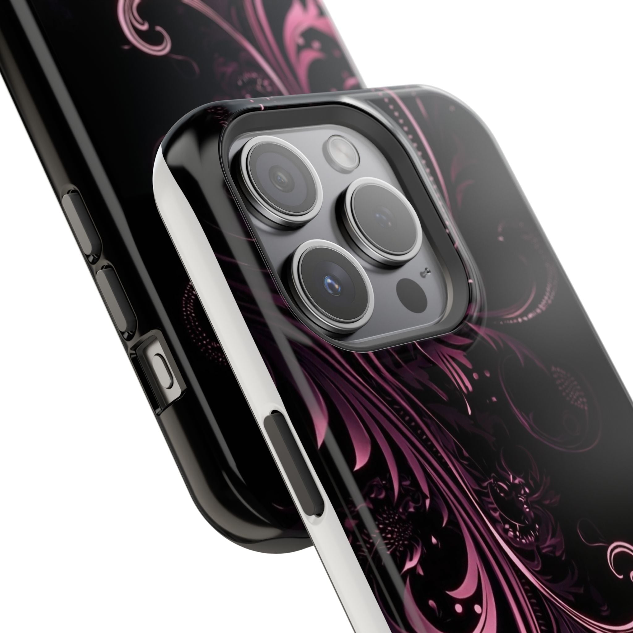 Y2K pink spiral Impact-Resistant Phone Case